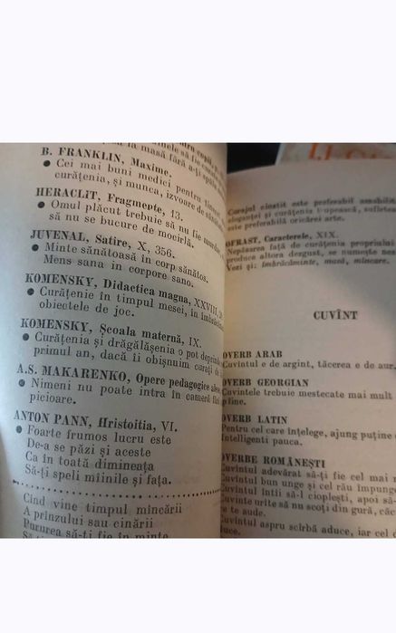 Cartea"Buna Cuviință"oglindita în proverbe și maxime din întreaga lume