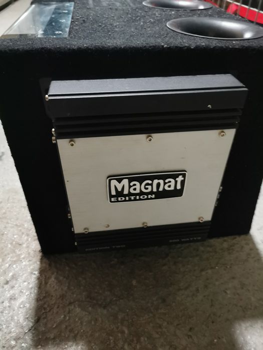 Vand subwoofer auto mac si statie magnat