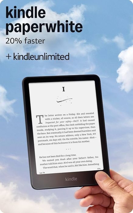 НОВ! Amazon Kindle Paperwhite 16GB 12Gen Black / Green