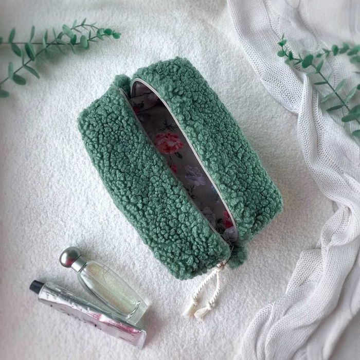 Косметичка тедди ручной работы