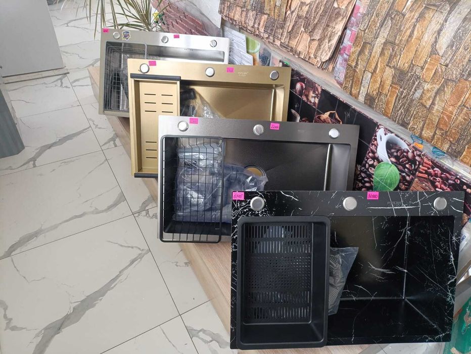 Мойки для кухни врезные,керамика