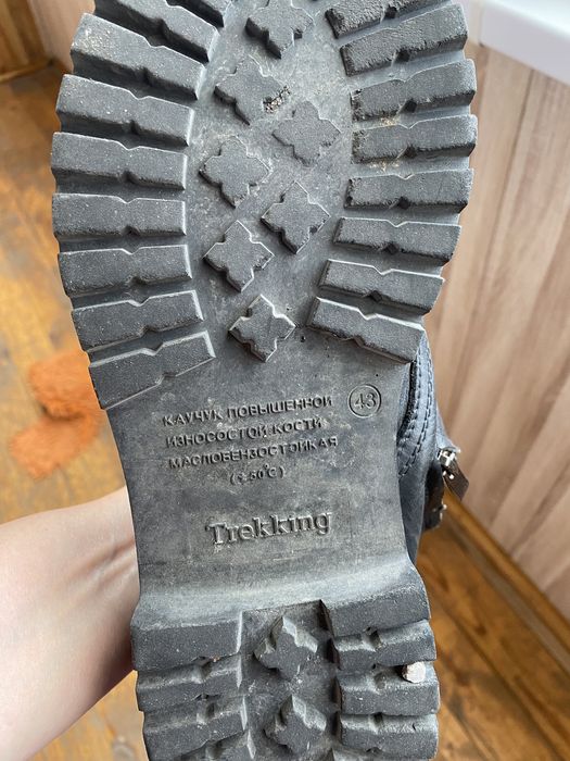 Берцы кожаный военный