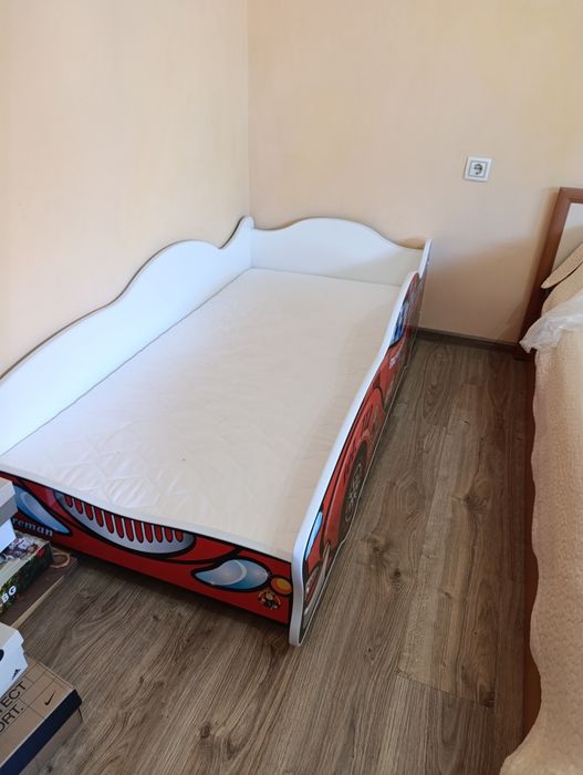 Легло кола с матрак- Cars