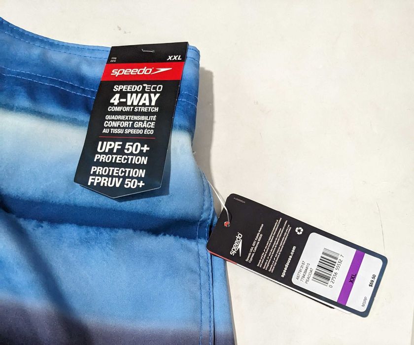 Speedo Eco 4-Way Stretch UPF 50 мъжки бански разм 2XL 2 Модела от Сащ