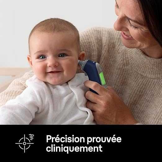 Термометър за ухо за бебета и деца Braun ThermoScan® 7+ connect