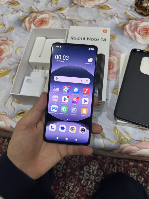 Redmi note 14 , karopka dakument yengide telefon , garantiyasi bor