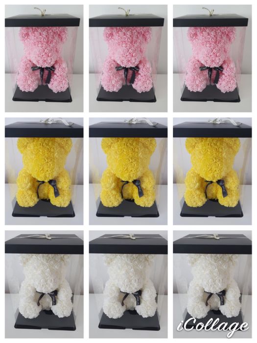 Figurina ursulet decor floral