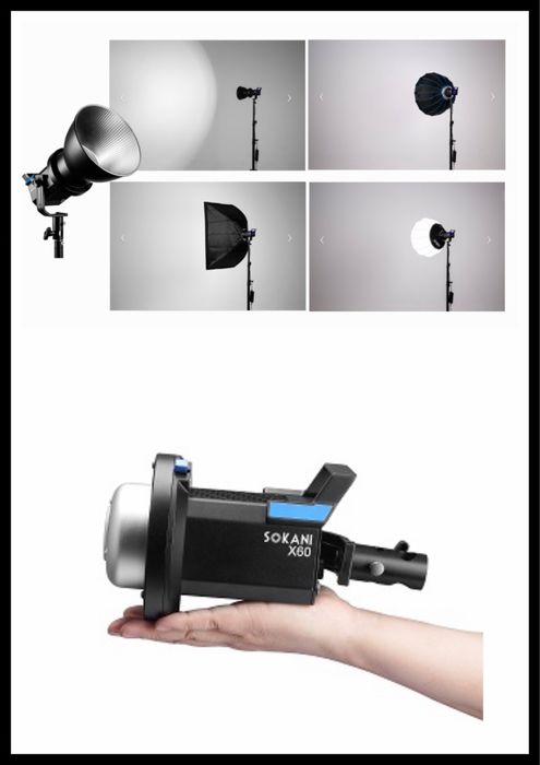 Проф. Диодно осветление. Постоянно осветление. Софтбокс