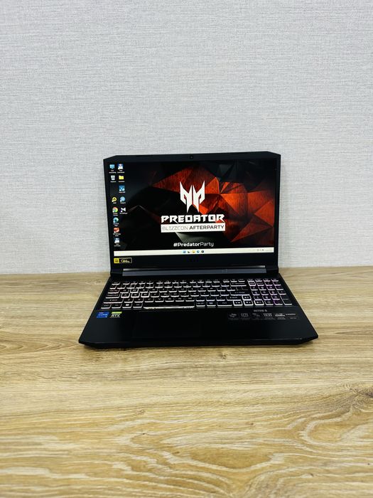 ACER Nitro Core i5-11Gen+RTX3060-6 ГБ Видеокарта, Топ Игровой ноутбук