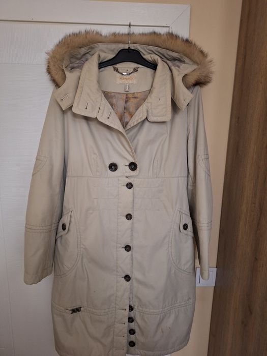 Дамска ватирана шуба,палто Кенсол с качулка ест.пух,номер 48 БГ