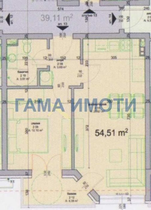 Продава се Двустаен апартамент в Поморие - 62 кв.м за 1209 €/кв.м - Снимка #2