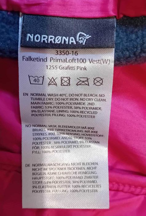 Vesta Norrona Falketind Primaloft 100 Dama XS