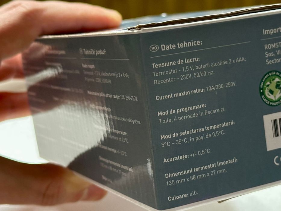 Termostat digital Dezit WT-11 wireless WI-FI nou, centrala incalzire