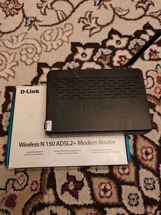 Модем роутер D-Link  Wireless N 150 ADSL2
