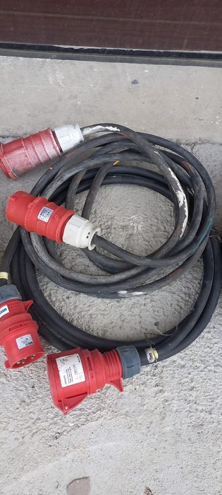 Cablu role prelungitor trifazat profesional 380V 5 15 25 50 ml cupru