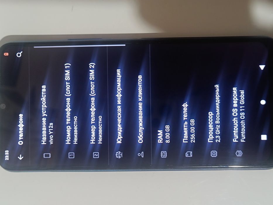 Vivo Y12s 256/8gb