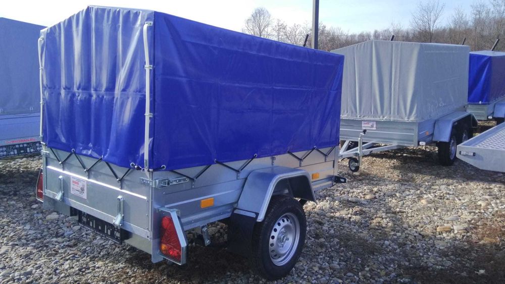 Remorca cu prelata RYDWAN robusta, sasiu sudat