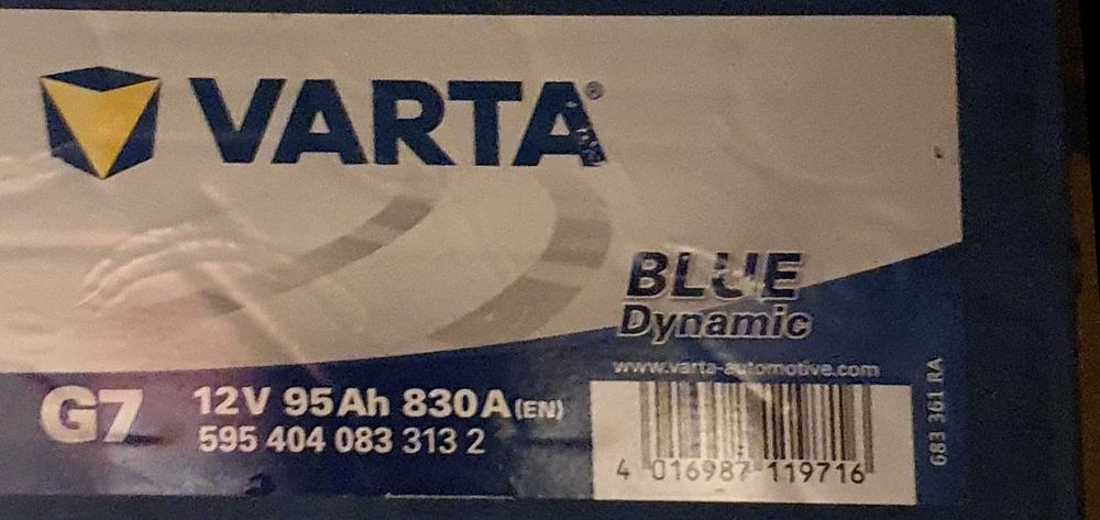Акумулатор VARTA Blue Dynamic 95 Ah 830A