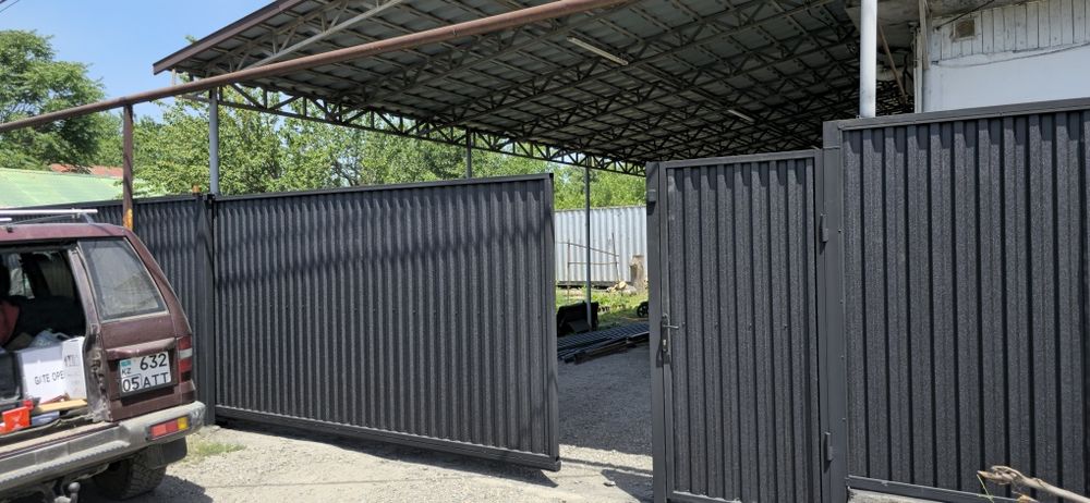 Навесы ворота заборы лестницы на заказ