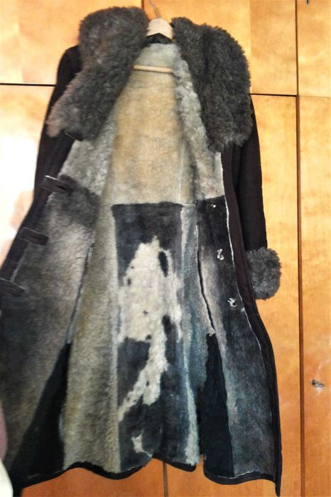 Винтидж дамски кожух от 70-те.