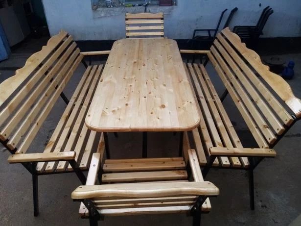 Дачный стол и стул