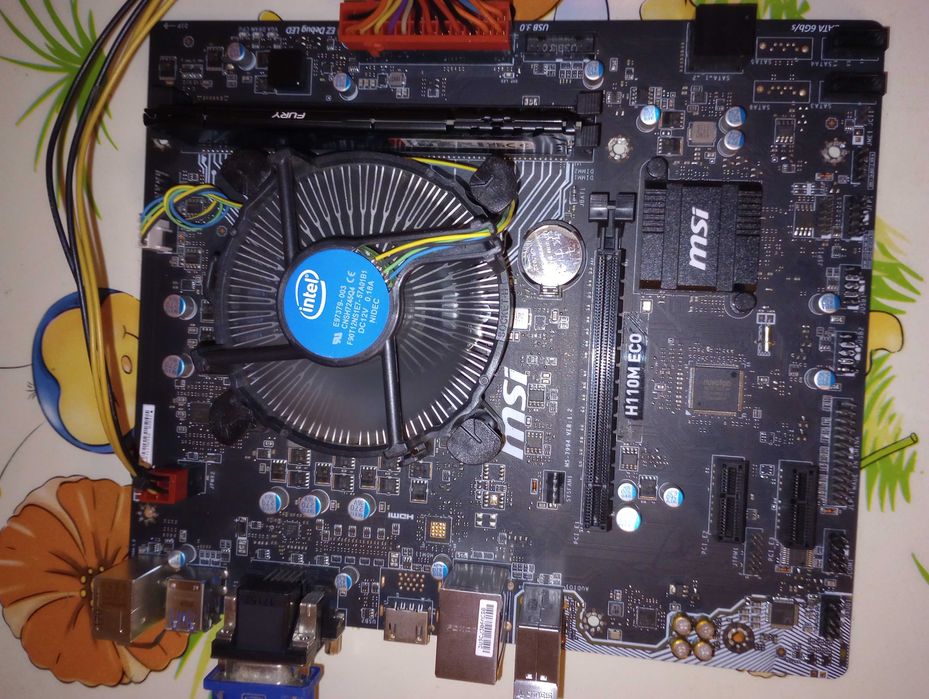 KIT PC - MSI H110M + CPU Intel I3-7100