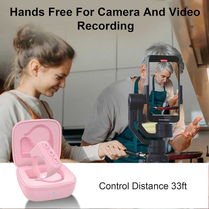 TIK Tok Bluetooth дистанционно управление Page Turner (розов)