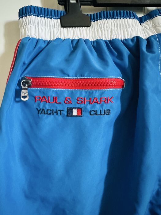 Pantaloni scurti / bermude , de la firma Paul & Shark , masura M / L , pentru barbati , ideali pentru plaja , originali , noi doar probati