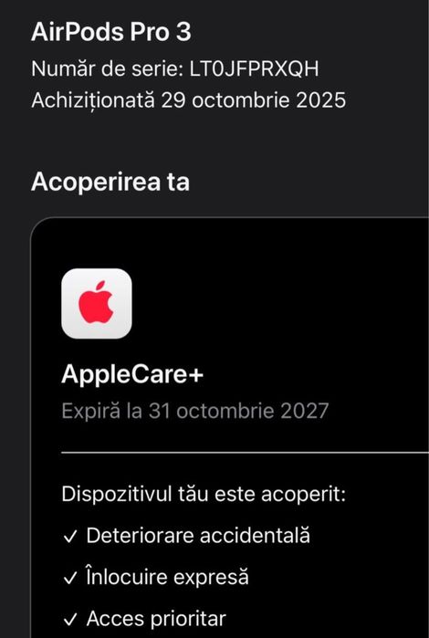 Casti Airpods pro 3
