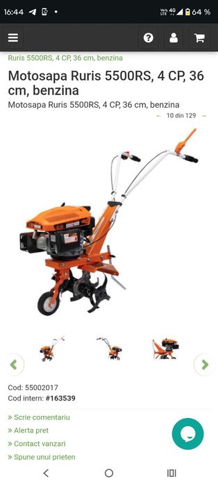 De vinzare moto cultor 5500Rs an stare de funcționare!