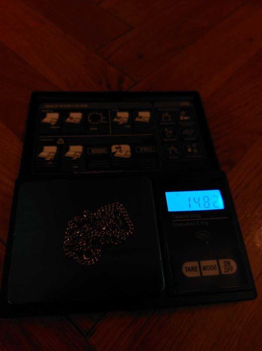 lantisor AUR 18k 14,8g 295 lei/g inele/brosa argint/lant ceas aliaj