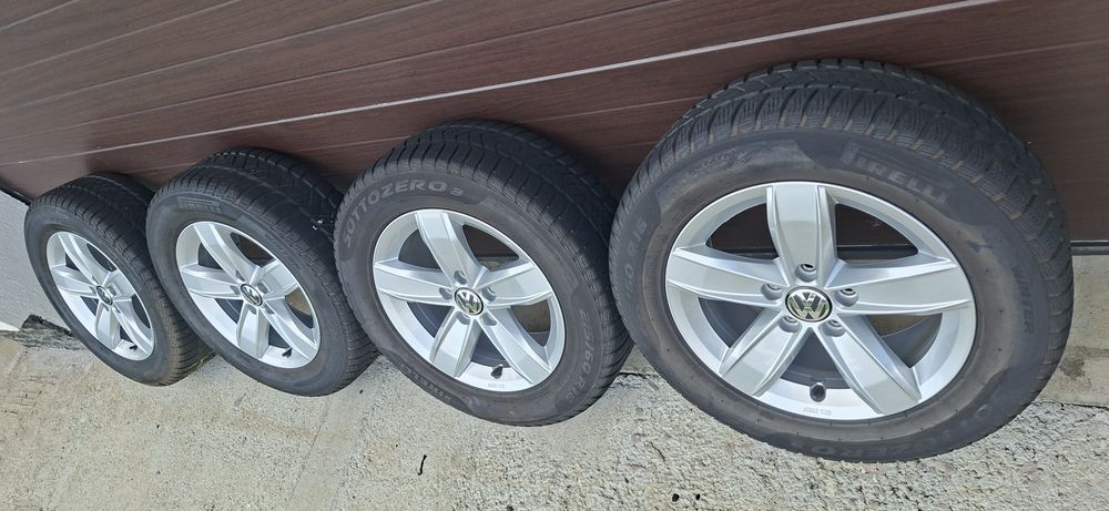 Jante aliaj originale VW R16 R17 5x112 Passat Golf Skoda Audi Seat anvelope iarna Pirelli 215/60/16 Michelin 205/50/17 noi