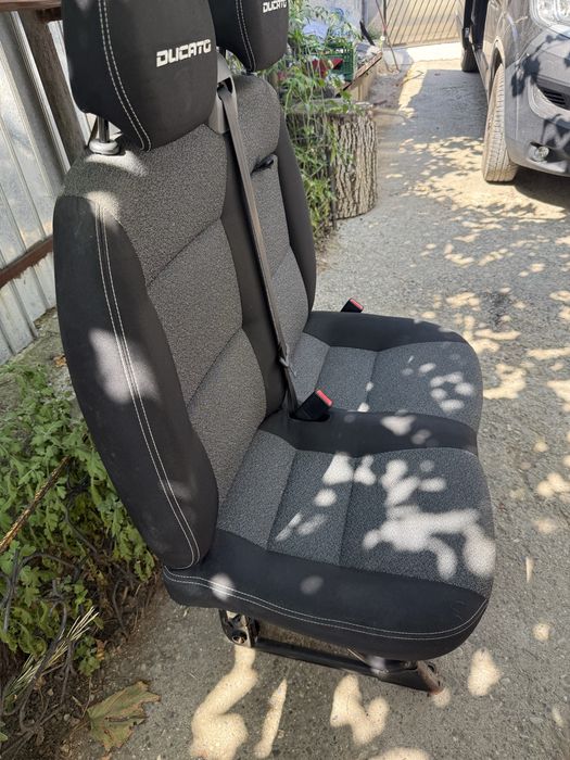 Scaune sofer +banchete Fiat Ducato locuri + perete + prinderi complete