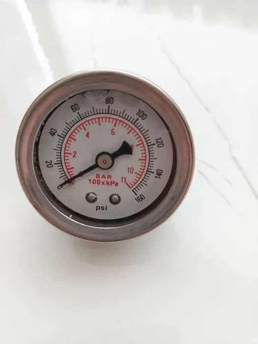 Универсален манометър с глицерин 0-11bar, 0-11бара, 160psi