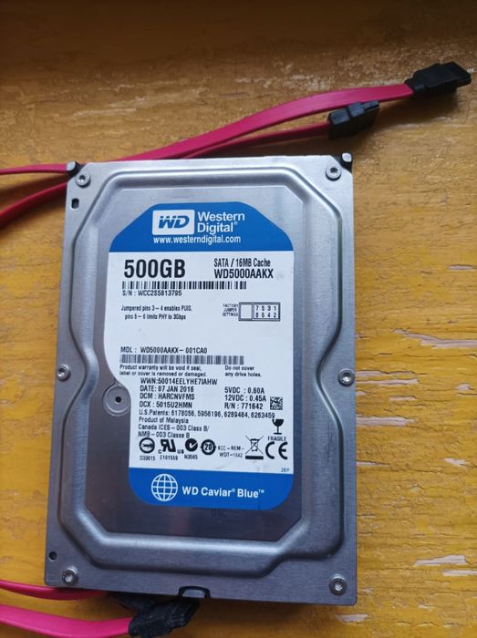 Жесткий диск 500гб