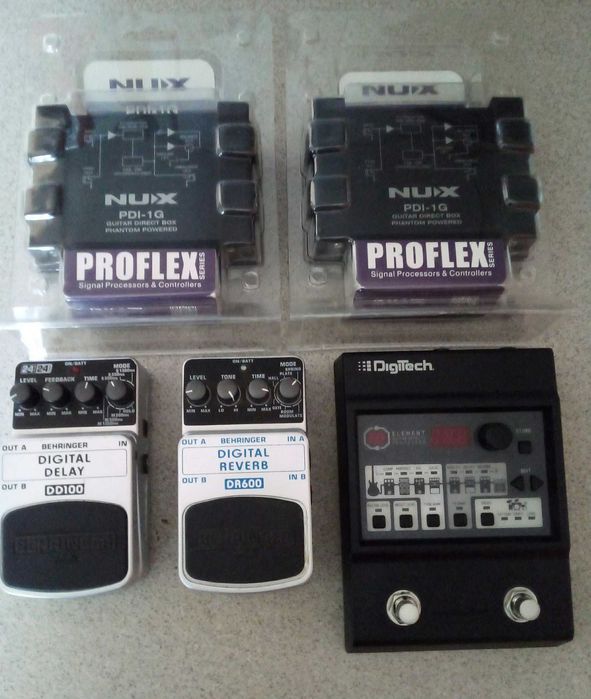 Гитарный процессор,дибокс,ревер,дилэй