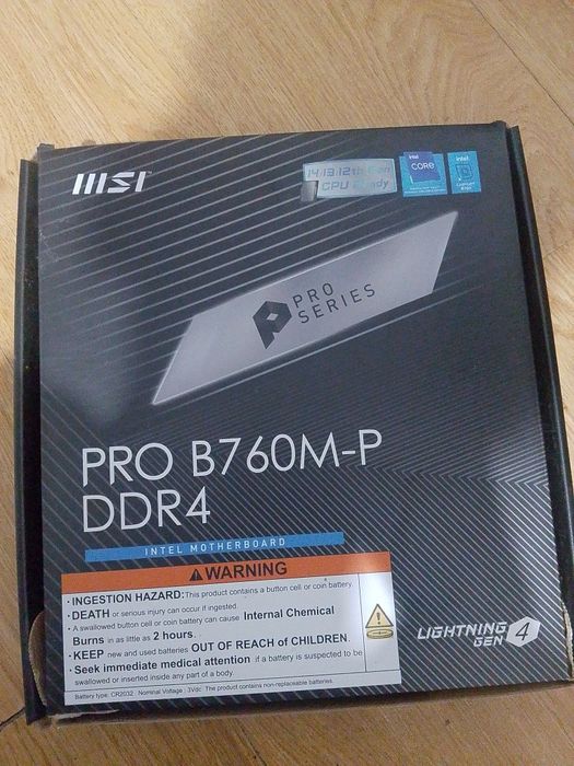 Placa de baza Msi Pro B760M-P