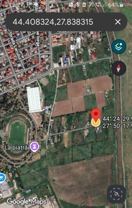 Vind teren intravilan 5000 mp Fetești str. Sperantei nr 15