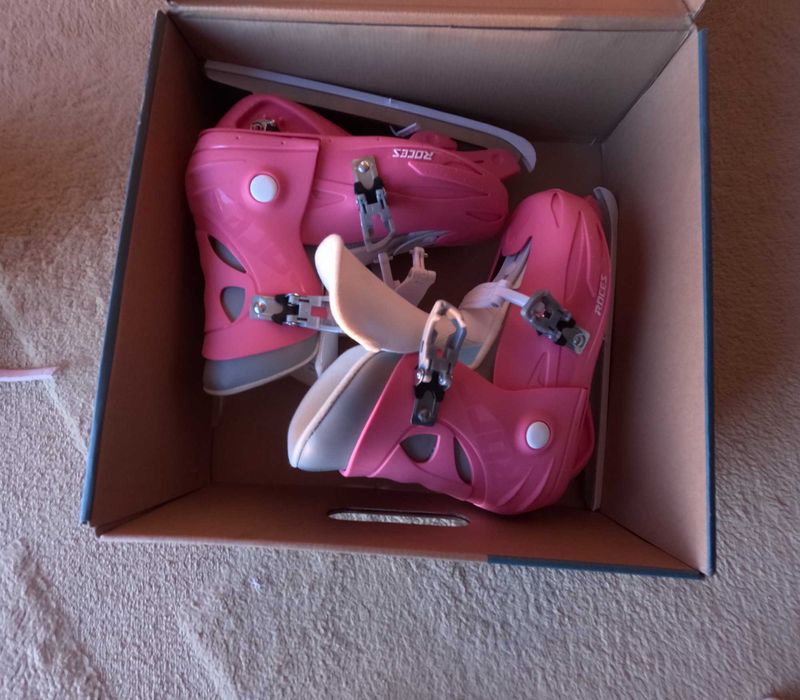 Patine de agrement pentru copii, Roces, poliamida/plastic/otel, roz