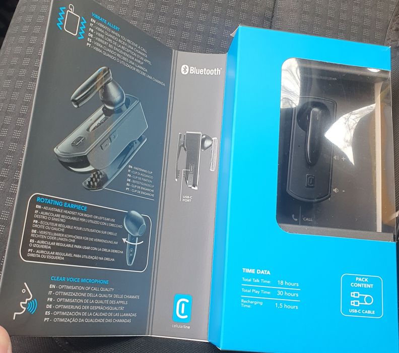 Handsfree bluetooth CELLULAR CLIP PRO