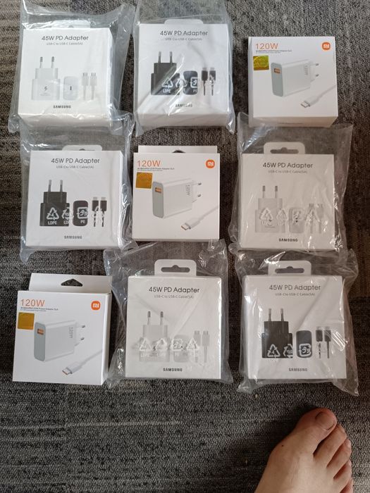 Быстрая зарядка MI 120w для pocco, redmi, oppo