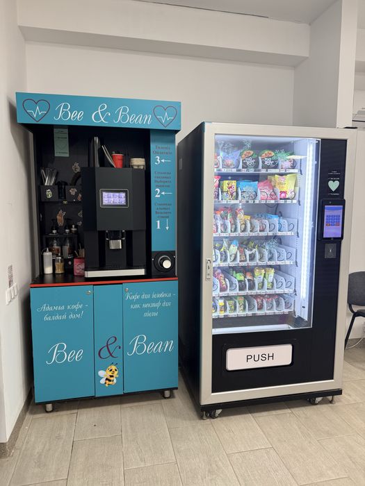 Продается снек аппарат и кофе аппарат с местом