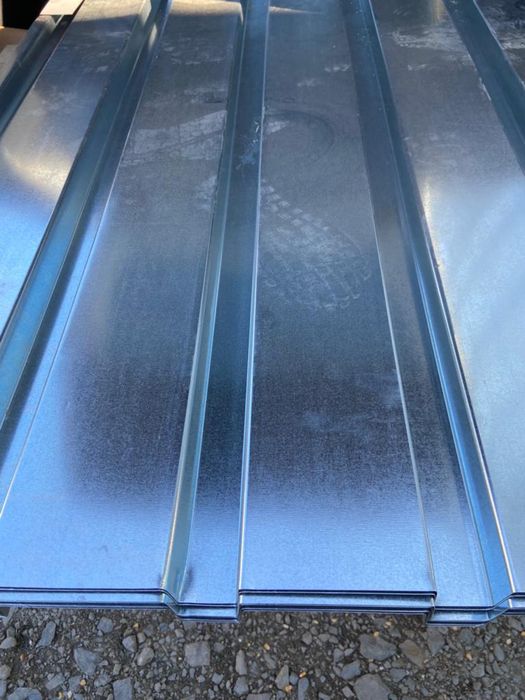 Tablă Cutată Zincată 6M lungime 0.5mm nevopsită pentru hale cută mare