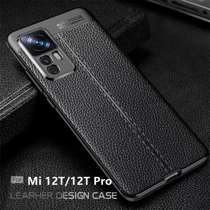 Xiaomi 15 / 12T Pro / 12 Lite / Лукс кейс гръб с кожена шарка
