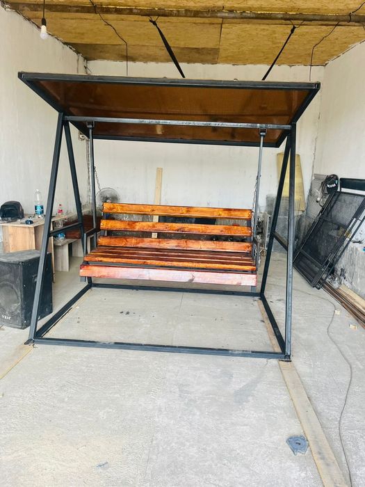 Качели садовые с регулировкой