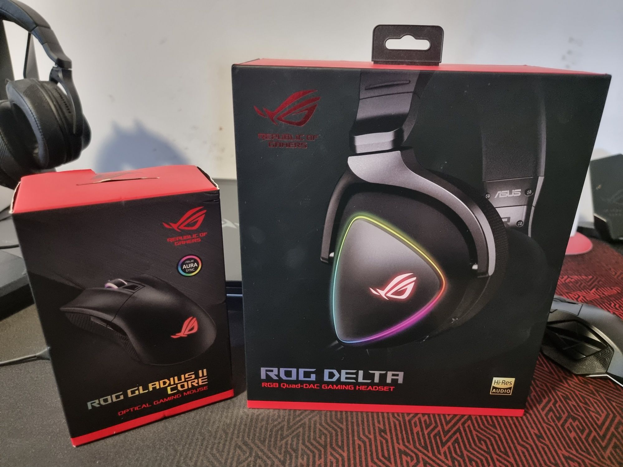 Asus rog delta+asus rog gladius 2 core Ilfov Otopeni • OLX.ro