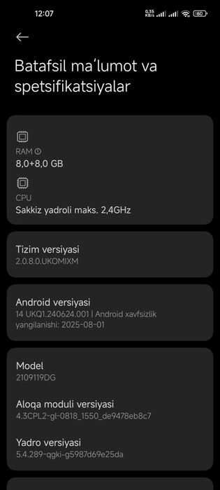 Xiaomi 11 lite 5g NE