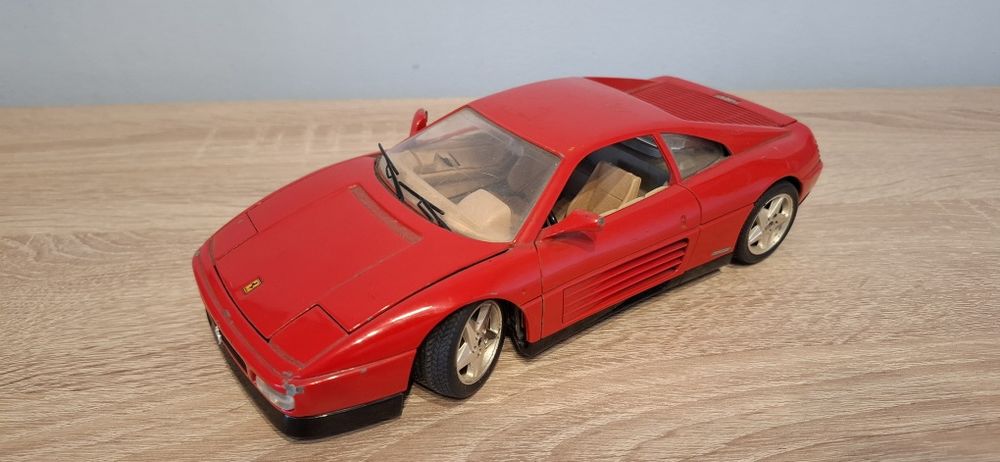 Vand macheta RABLA Ferrari 348 scara 1:18 Bburago CITITI DESCRIEREA