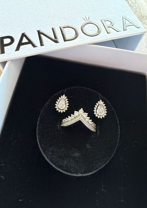 Пръстен и обеци на Пандора