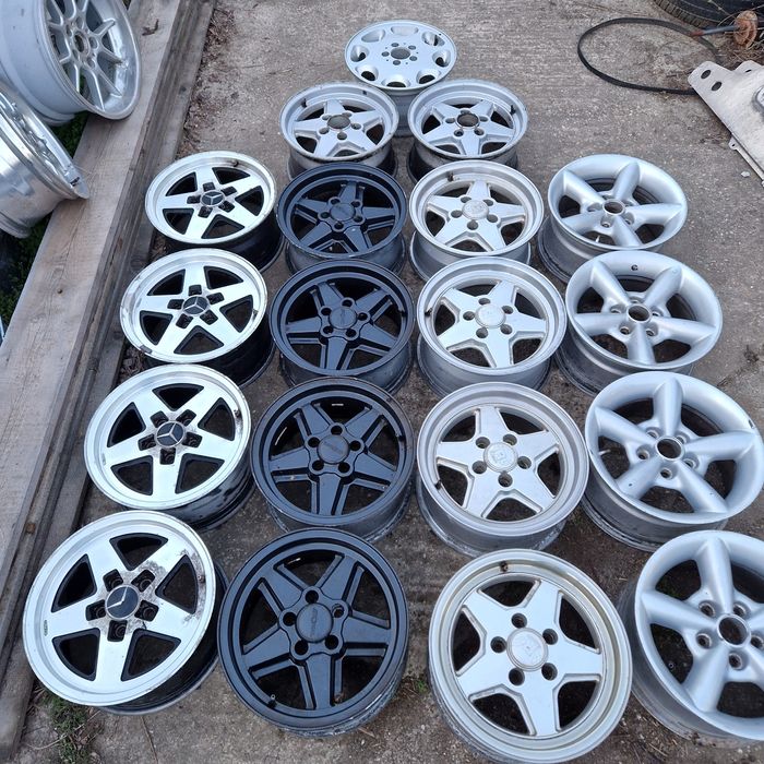 Jante mercedes 15" w124 5x112 ronal r9 penta